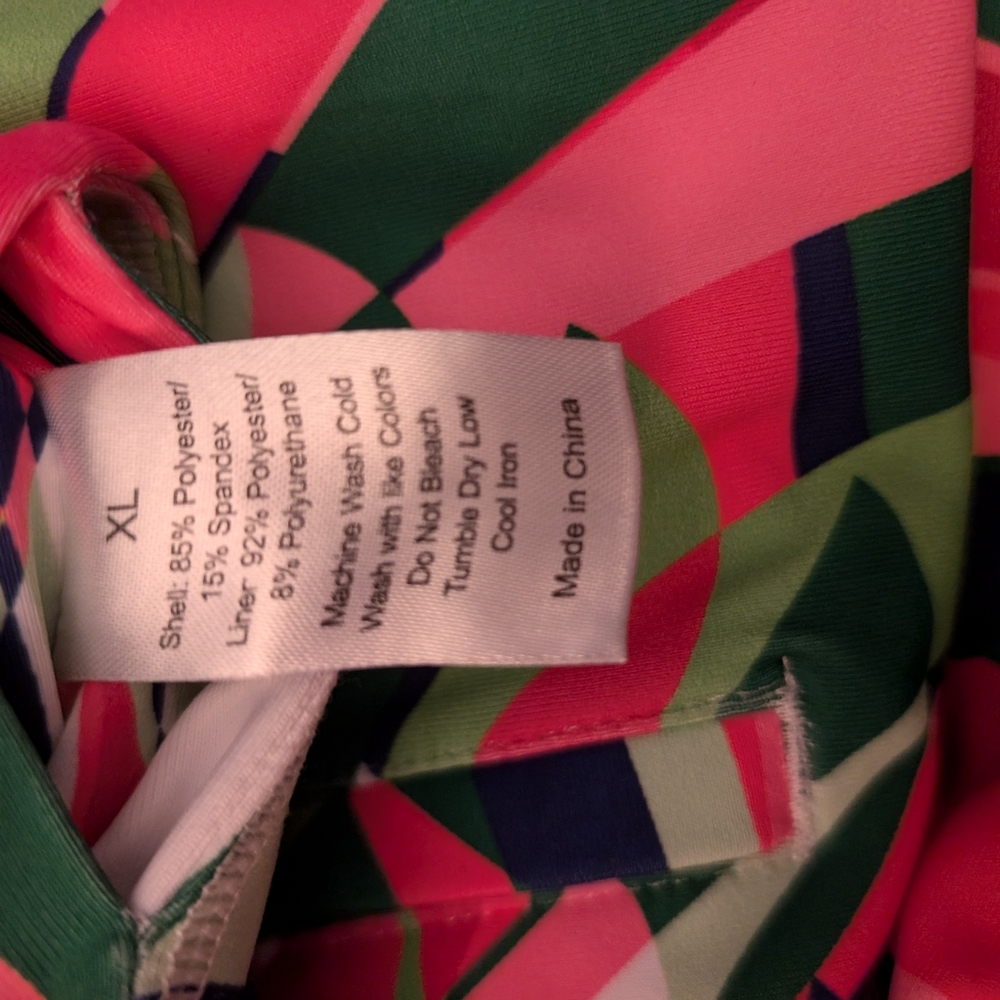 Loudmouth golf athletic skort Vibrant Tropical Print Skirt - Picture 7 of 7